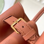 Louis Vuitton Vendôme Bag with Monogram Lock and Satin Finish Calf Leather