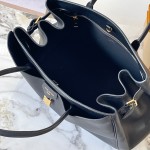 Louis Vuitton Vendôme Bag with Monogram Lock and Satin Finish Calf Leather