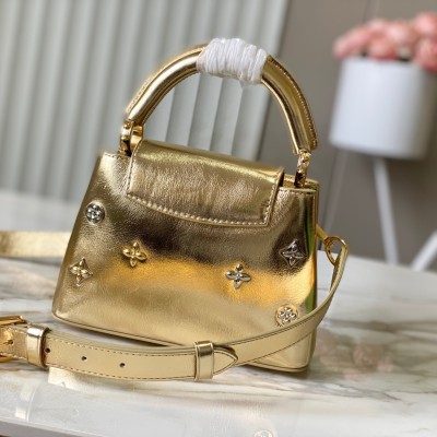 Louis Vuitton - Capucines Bag Star Shapes Collection in Silver Leather