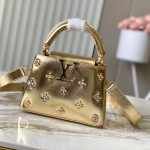 Louis Vuitton Capucines Bag with Star Shapes and Monogram Miroir