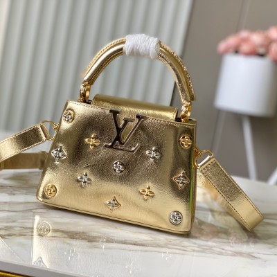 Louis Vuitton - Capucines Bag Star Shapes Collection in Silver Leather