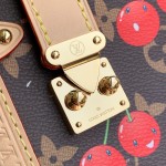 Louis Vuitton Side Trunk MM M14278 Cherry Murakami Re-edition Monogram Canvas