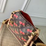 Louis Vuitton Side Trunk MM M14278 Cherry Murakami Re-edition Monogram Canvas