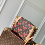 Louis Vuitton Side Trunk MM M14278 Cherry Murakami Re-edition Monogram Canvas