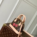 Louis Vuitton Nano Alma M13416 Cherry Monogram Handbag