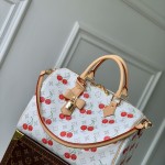 Louis Vuitton Speedy Soft 30 M14238 Cherry Monogram Murakami Reissue Bag