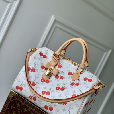 Louis Vuitton - Speedy Soft 30 Bag M14238 Cherry Monogram Murakami Reissue Collection