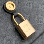 Louis Vuitton Anytime Flap Bag M14973 Beige / M14604 Black Monogram Empreinte Leather