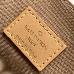 Louis Vuitton Nano Alma Handbag in Monogram Canvas with Leather Trim