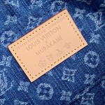 Louis Vuitton x Murakami Pochette Accessoires M13994 Cherry Monogram Denim