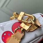 Louis Vuitton Wallet On Chain Ivy M14239 Cherry Murakami Re-edition Monogram Canvas