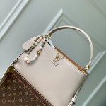 Louis Vuitton Capucines Souple M12929 Gray Medium Grained Calfskin Handbag