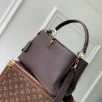 Louis Vuitton Capucines Souple MM Chocolate Brown Handbag