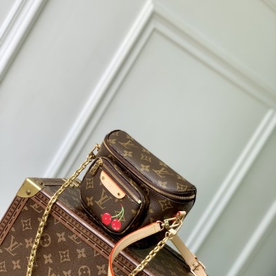 Louis Vuitton - Mini Bumbag M13449 Cherry Replica Monogram Canvas
