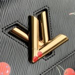Louis Vuitton x Murakami Twist Medium Handbag M14094 Cherry Epi Leather
