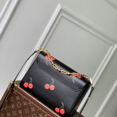 Louis Vuitton - Murakami Twist Medium Handbag M14094 Cherry Epi Leather