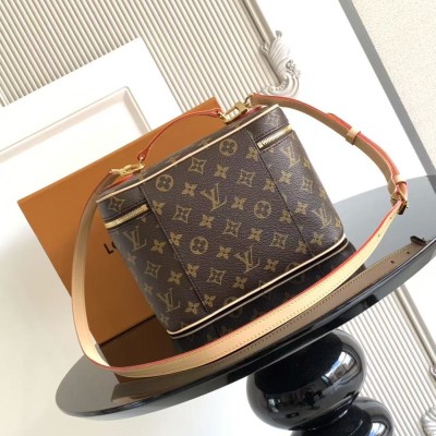 Louis Vuitton - M42265 Vanity Bag Italian A-Grade Leather with A-Grade Steel Hardware 