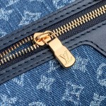 Louis Vuitton Neverfull MM M14856 Blue Epi Wave Leather Replica Handbag