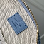 Louis Vuitton Pochette Accessoire XL N00204 Damier Denim 3D Cotton Canvas