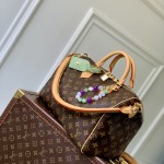 Louis Vuitton - Speedy Soft 30 Lucky Bag M15107 Monogram Canvas with VVN Leather Trim