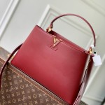 Louis Vuitton Capucines Souple Large Handbag M24607 in Smooth Calf Leather