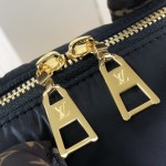Louis Vuitton Speedy Bandoulière 25 Silver Econyl embroidered tote bag