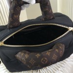Louis Vuitton Speedy Bandoulière 25 Silver Econyl embroidered tote bag