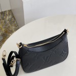 Louis Vuitton M46091 Bagatelle Bag Off-White Embossed Monogram Empreinte