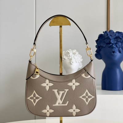 Louis Vuitton - M46091 Bagatelle Bag Off-White Embossed Monogram Empreinte