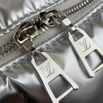 Louis Vuitton Speedy Bandoulière 25 Silver Econyl embroidered tote bag
