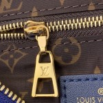 Louis Vuitton Speedy Bandoulière 25 Silver Econyl embroidered tote bag