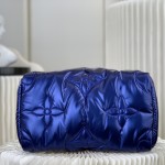 Louis Vuitton Speedy Bandoulière 25 Silver Econyl embroidered tote bag