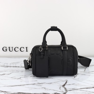 Gucci - 725292 Crushed GG Leather Handbag Original Dust Bag Included