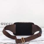 Gucci 574796 Beige Brown Leather Shoulder Bag Replica