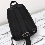 Gucci 766937 Black Embossed G Leather Shoulder Bag