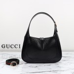 Gucci 782849 Patent Leather Shoulder Bag – Black, Burgundy, Light Green