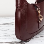 Gucci 782849 Patent Leather Shoulder Bag – Black, Burgundy, Light Green