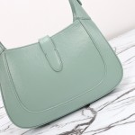 Gucci 782849 Patent Leather Shoulder Bag – Black, Burgundy, Light Green