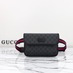 Gucci 598113 Gray Rubber Crossbody Bag Replica