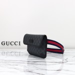 Gucci 598113 Gray Rubber Crossbody Bag Replica