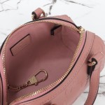 Gucci 790130 Pink and Apricot Leather Handbag