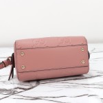 Gucci 790130 Pink and Apricot Leather Handbag