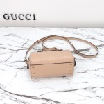Gucci 790130 Pink and Apricot Leather Handbag