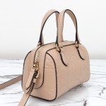 Gucci 790130 Pink and Apricot Leather Handbag