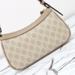 Gucci GG Canvas Shoulder Bag 735145 Beige Brown