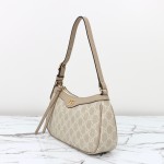 Gucci GG Canvas Shoulder Bag 735145 Beige Brown