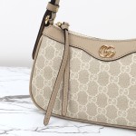 Gucci GG Canvas Shoulder Bag 735145 Beige Brown