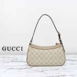 Gucci GG Canvas Shoulder Bag 735145 Beige Brown