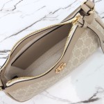 Gucci GG Canvas Shoulder Bag 735145 Beige Brown