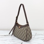 Gucci GG Canvas Shoulder Bag 735145 Beige Brown
